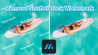 How to Remove Shutterstock Watermark  iMyFone MarkGo [upl. by Frederich]