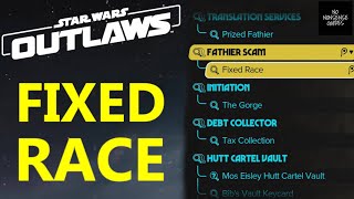 Star Wars Outlaws Fixed Race Intel  Fathier Scam  Plant Listening Device in Bookmakers Office [upl. by Rego739]