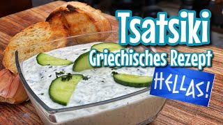 Tsatsiki nach griechischem Rezept  Westmünsterland BBQ [upl. by Bencion]