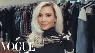 Kim Kardashians Tour of Her Dolce amp Gabbana Collaboration  Vogue [upl. by Aihsemaj]