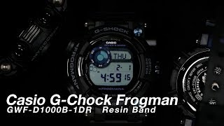 Casio GChock Frogman GWFD1000B1DR Resin Band [upl. by Cargian]