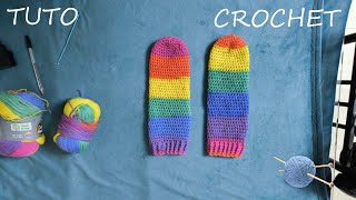 TUTO CROCHET Comment faire des chaussettes [upl. by Sergo]