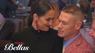 Cena acts suspiciously quiet around The Bella Family during a baby party Total Bellas June 24 2018 [upl. by Dachy]