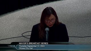 Mayors Breakfast Series  Maude MarquisBissonnette  Rogers tv [upl. by Ginsburg]