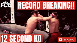 Record Breaking 12 Second KO  Heavyweight Title Tom Aspinall [upl. by Maryn]