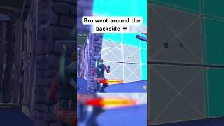 Bro got flanked 😭🙏 fortnite fortniteclips fortnitefunny [upl. by Adanama]