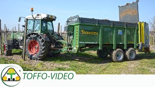 FENDT  spargiletame INTERFILARE Tecnosima  concimazione VIGNETI  2017 [upl. by Brownley]