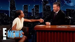 Regina King Shares Sweet Moment With Jimmy Kimmel In First Interview Since Her Son’s Death  E News [upl. by Sallyanne]