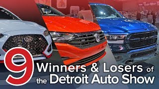 9 Winners and Losers of the 2018 Detroit Auto Show The Short List [upl. by Ainattirb552]