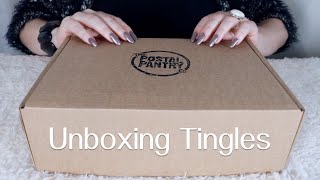 ASMR Postal Pantry Unboxing 📦 Crinkles Tapping Packages [upl. by Kcirdes785]