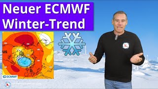 Neuer Wintertrend vom ECMWF Modell  Vorsicht Spekulationsbereich [upl. by Descombes]