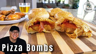 🍕 Pizza Bombs The Perfect Cheesy Gooey Treat 🍕 [upl. by Ferde139]