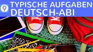 Typische Aufgabenarten in Deutsch Oberstufe amp Abitur  was im DeutschAbi dran kommen kann [upl. by Nortad]