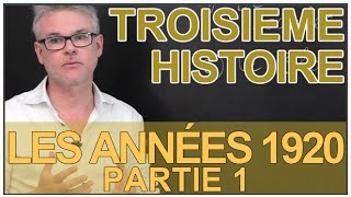 Les années 1920  Partie 1  Histoire  3e  Les Bons Profs [upl. by Destinee]