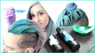 MERMAN HAIR DYE TUTORIAL [upl. by Marlene]