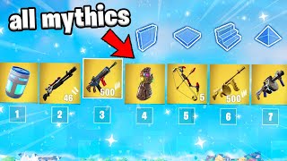 Finding Every OG Mythic in Fortnite [upl. by Iraj77]