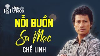 Nỗi Buồn Sa Mạc  Chế Linh [upl. by Blanc]