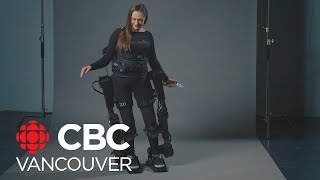 SFU Robotics engineers develop exoskeleton for people with motion disabilities [upl. by Monto]