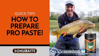 QUICK TIPS  Preparing paste from your favourite groundbaits [upl. by Ahsied]