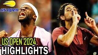 Taylor Fritz vs Frances Tiafoe SemiFinal Highlights  US Open 2024 [upl. by Eniamerej]