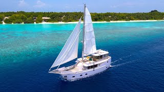 SONEVA IN AQUA  Maldives first quotfloating villaquot luxury yacht [upl. by Greenlee]