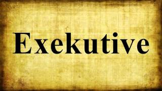 Exekutive [upl. by Anneiv]