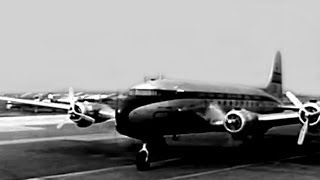 Chicago amp Southern Douglas DC4  1947 [upl. by Hcirdeirf]