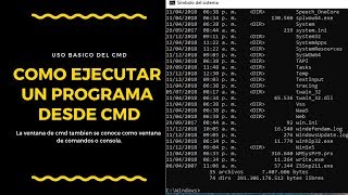 Como Ejecutar un programa desde CMD ✅ uSAR pINgEXE [upl. by Vaughn389]