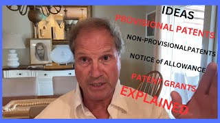 EXPLAINED Ideas Provisional Patents NonProvisional Patents Notice of Allowance Patent Grants [upl. by Sewellyn]