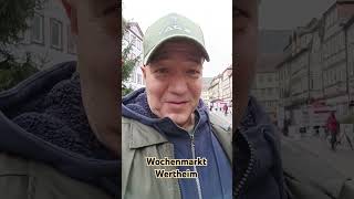 Wochenmarkt Wertheim Samstag 16112024  1115 Uhr Nichts Los [upl. by Gorlicki15]