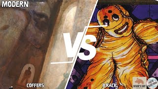 Mono Black Coffers VS 8 Rack MTG Modern [upl. by Smallman]