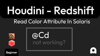 Color Attribute in Redshift Material  Houdini Solaris [upl. by Baptist57]