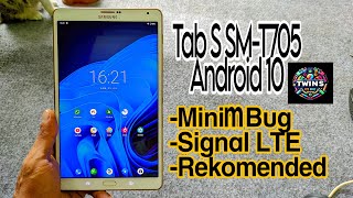 Tutorial‼️ Samsung tab S 84 SMT705 upgrade android 10 smt705 Os 10 [upl. by Stoneham950]