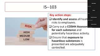 COSHH AssessmentIS103 Construction safety laws and ObligationsIS—108 Cont 04092024 SBTET [upl. by Leiser]