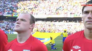 Anthem of England v Germany FIFA World Cup 2010 [upl. by Hornstein902]