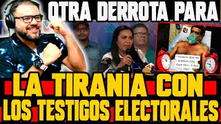 🔴 ANUNCIAN OTRA DERROTA CON LOS TESTIGOS ELECTORALES PARA LA TIRANÍA DE VENEZUELA  ÚLTIMAS NOTICIAS [upl. by Bouchard]