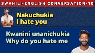 Swahili to English conversation ✅️ Swahili Conversation practice ✅️ [upl. by Orsa]