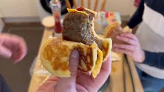 Easter Special Rustlers Pancake Burger and Burger Pancakes [upl. by Elacim]