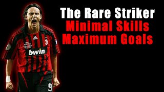 The Rarest Striker of All Time  Filippo Inzaghi football highlights soccer inzaghi [upl. by Ecerehs742]