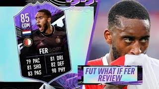 ABSOLUTE TANK  WHAT IF LEROY FER PLAYER REVIEW  FIFA 21 Ultimate Team [upl. by Ojaras]