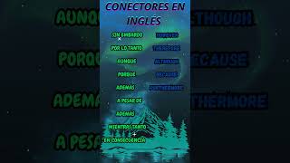 Conectores en ingles foryou practicaingles english [upl. by Enaira]