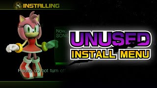 TCRF Sonic Unleashed Retail  Install Menu RPCS3 Footage [upl. by Condon]