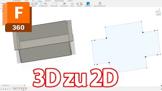 So einfach DXF erstellen für Lasercutter und mehr Autodesk Fusion Tutorial Deutsch [upl. by Enyawed51]