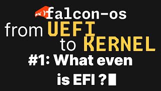 UEFI bootloader WTF is EFI [upl. by Nnaxor376]