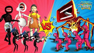 FAMILY GREAT MOTHER MEGAPHONE VS MEGAHORN 6 in Squid Game [upl. by Akym]