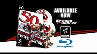 Commercial  WWE Home Video  The 50 Greatest Finishing Moves in WWE History 2012 [upl. by Adon173]