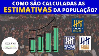 Como são calculadas as estimativas da população Diferença entre censo e estimativa [upl. by Caffrey968]