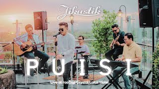 JIKUSTIK  PUISI Live at the Rooftop [upl. by Lucais]