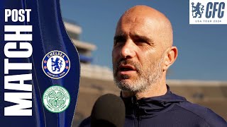 MARESCA Reacts Post Match  Chelsea 14 Celtic  Chelsea USA Tour 2024 [upl. by Arhas]