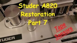 Studer A820 2quot Multitrack Restoration  Part 7 [upl. by Leavelle]